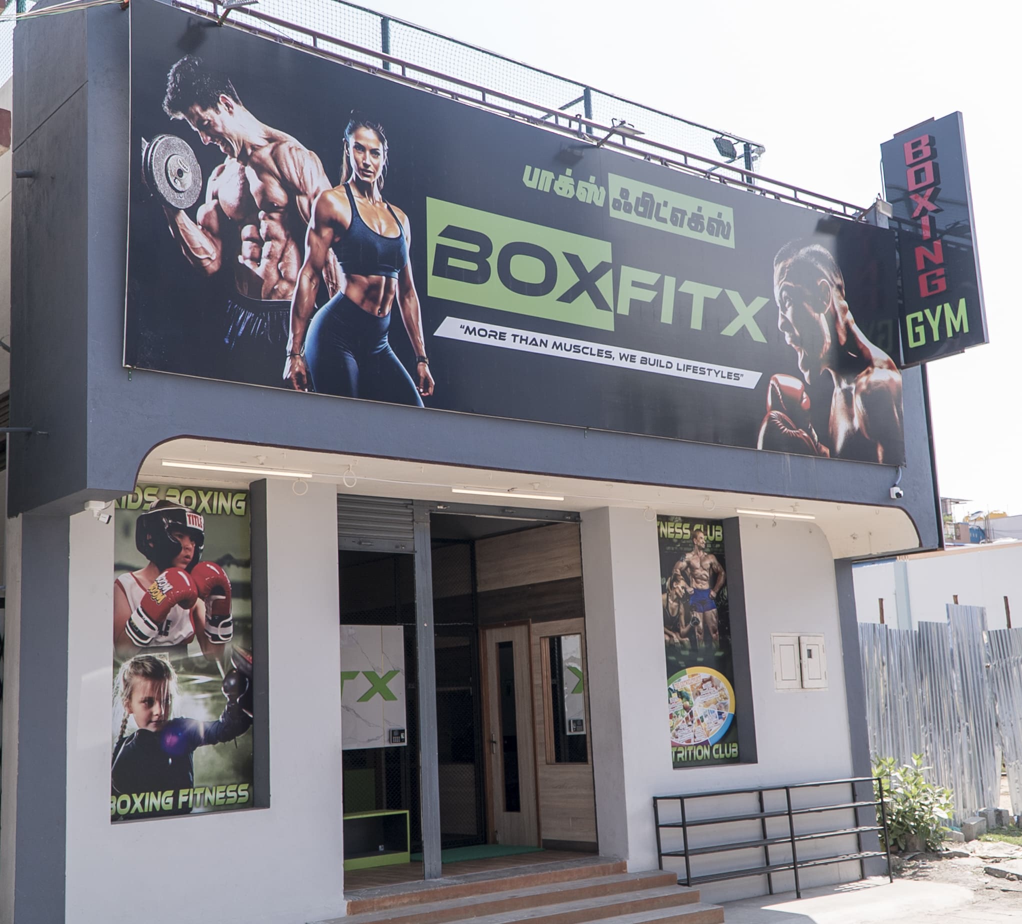 Hero background for Boxing Fitness Club - Unleash your power with professional boxing sessions.